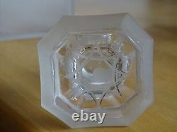 Ancienne Belle Carafe Cave Liqueur En Cristal 19 Eme Style Napoleon III Gravure