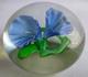 Ancienne Boule Presse Papiers Sulfure Cristal Baccarat Saint Louis Paperweight