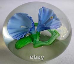 Ancienne Boule Presse Papiers Sulfure Cristal Baccarat Saint Louis Paperweight