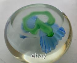 Ancienne Boule Presse Papiers Sulfure Cristal Baccarat Saint Louis Paperweight