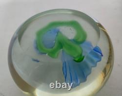 Ancienne Boule Presse Papiers Sulfure Cristal Baccarat Saint Louis Paperweight