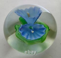 Ancienne Boule Presse Papiers Sulfure Cristal Baccarat Saint Louis Paperweight