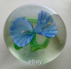 Ancienne Boule Presse Papiers Sulfure Cristal Baccarat Saint Louis Paperweight