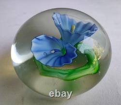 Ancienne Boule Presse Papiers Sulfure Cristal Baccarat Saint Louis Paperweight