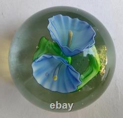 Ancienne Boule Presse Papiers Sulfure Cristal Baccarat Saint Louis Paperweight