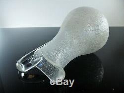 Ancienne Broc A Glass Cruche A Eau Cristal Dégage L'acid Modelé Baccarat 1916