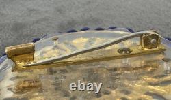 Ancienne Broche Louis Rousselet Verre & Perles de Verre Vintage French Jewelry