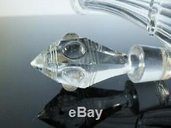 Ancienne Carafe A Cave Digestif Cristal Massif Taille Moule Baccarat 1841