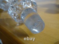 Ancienne Carafe A Vin Cristal Creusot Baccarat Charles X Diamants Biseaux