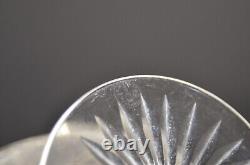 Ancienne Carafe A Vin Cristal Massif Taille Modelé 9255 Baccarat Signee