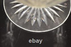 Ancienne Carafe A Vin Cristal Massif Taille Modelé 9255 Baccarat Signee