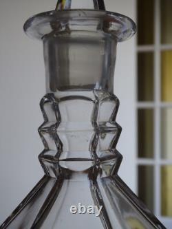 Ancienne Carafe A Vin En Cristal De Qualite Epoque 1930 Art Deco