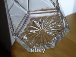 Ancienne Carafe A Vin En Cristal De Qualite Epoque 1930 Art Deco