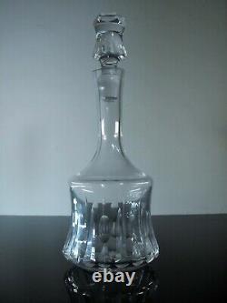 Ancienne Carafe A Vin Ou Whisky Cristal Souffle Taille Val St Lambert Art Deco