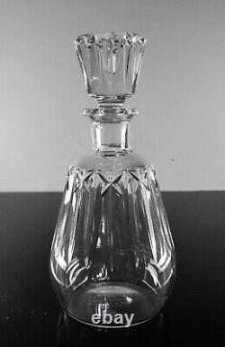 Ancienne Carafe A Whisky Ou Vin En Cristal Modele Ile De France Baccarat Signe