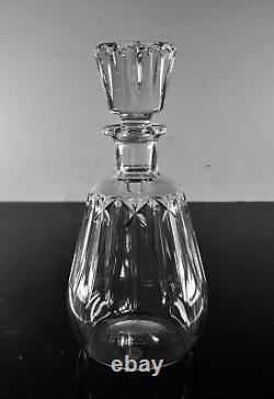 Ancienne Carafe A Whisky Ou Vin En Cristal Modele Ile De France Baccarat Signe