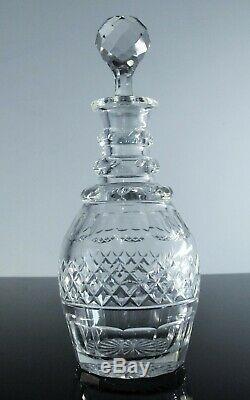 Ancienne Carafe Carafon Digestif En Cristal Taille Modelé Trianon St Louis