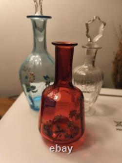 Ancienne Carafe Emaillee Legras
