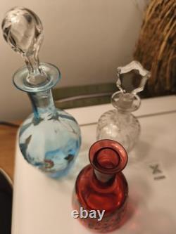 Ancienne Carafe Emaillee Legras