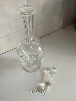 Ancienne Carafe En Cristal Baccarat Signe