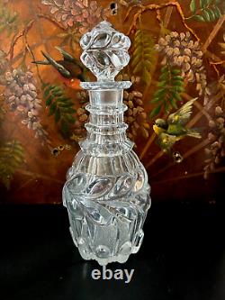 Ancienne Carafe En Cristal Epoque Charles X Le Creusot Xixeme