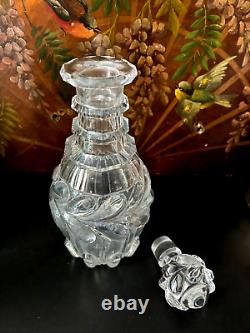 Ancienne Carafe En Cristal Epoque Charles X Le Creusot Xixeme