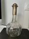 Ancienne Carafe En Cristal Et Argent Massif 800