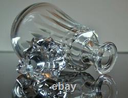 Ancienne Carafe En Cristal Masiffe Taille Modelé Piccadilly Baccarat Signee