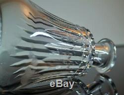 Ancienne Carafe En Cristal Taille Modelé Piccadilly Baccarat Signee