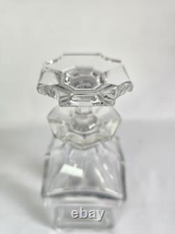 Ancienne Carafe Pour Cave à Liqueur en Cristal Attribué à Baccarat N2