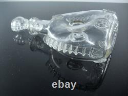 Ancienne Carafe Whisky Cognac Cristal Modelé Remy Martin Baccarat Signe