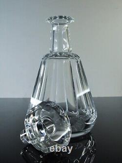 Ancienne Carafe Whisky Cristal Taille Modele Talleyrand Harcourt Baccarat Signe