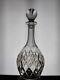 Ancienne Carafe Whisky Eau En Cristal Taille Cotes Bas Taille Baccarat Art Deco