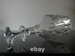 Ancienne Carafe Whisky En Cristal Massif Taille Modele Caton Baccarat Signee