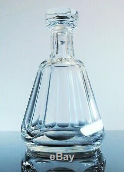 Ancienne Carafe Whisky En Cristal Massif Taille Talleyrand Baccarat Signe