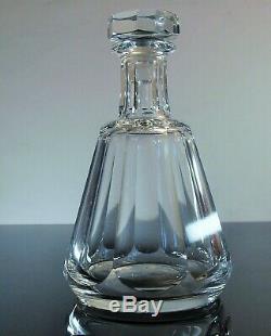 Ancienne Carafe Whisky En Cristal Massif Taille Talleyrand Baccarat Signe
