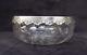 Ancienne Coupe Baccarat cristal taillé monture en argent massif poinçon minerve