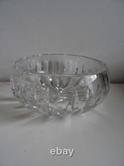 Ancienne Coupe Centre de Table Cristal Taillé Saint Louis France Ø 25 cm