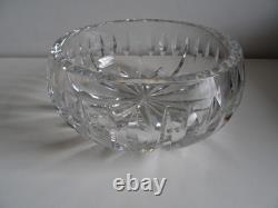 Ancienne Coupe Centre de Table Cristal Taillé Saint Louis France Ø 25 cm