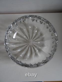 Ancienne Coupe Centre de Table Cristal Taillé Saint Louis France Ø 25 cm
