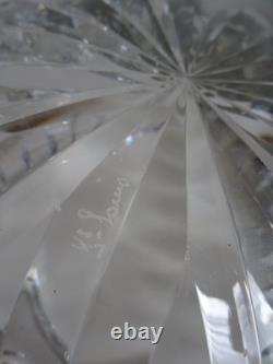 Ancienne Coupe Centre de Table Cristal Taillé Saint Louis France Ø 25 cm