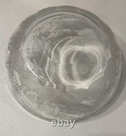 Ancienne Coupe Cristal De Baccarat Decor Grave Arabesques Epoque 1900