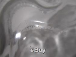 Ancienne Coupe Octolobee Cristal Signee Lalique France Crystal Cup Kristall Cup