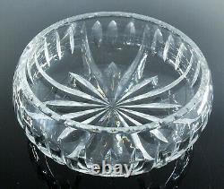 Ancienne Coupe Saladier En Cristal Massif Taille Diamant Jercey St Louis Signée