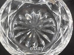Ancienne Coupe Saladier En Cristal Massif Taille Main Camargue St Louis Signée
