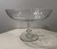 Ancienne Coupe Sur Pied Cristal De Baccarat Decor Grave Arabesques Epoque 1900