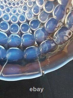Ancienne Coupe centre de table opalescente verre cristal signée Lalique France