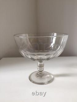 Ancienne Coupe sur pied en cristal XIX