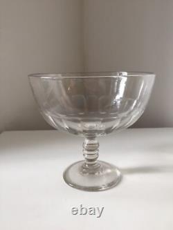 Ancienne Coupe sur pied en cristal XIX