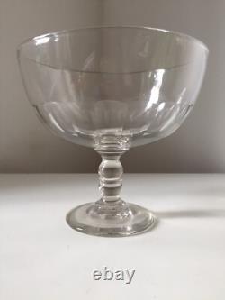Ancienne Coupe sur pied en cristal XIX
